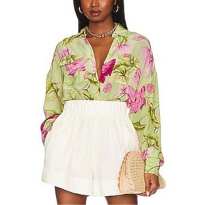 Rococo Sand Ren Button Up Top in Multi